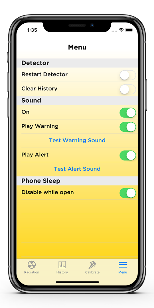 image of the iPhone app